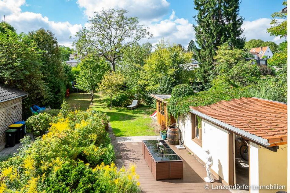 Gartenblick von Obergeschoss