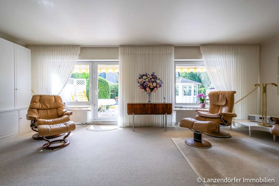Gut geschnittenes Wohnzimmer