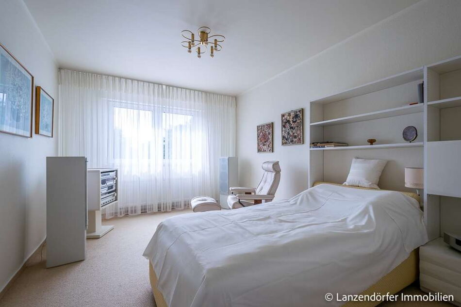 Blick ins Schlafzimmer